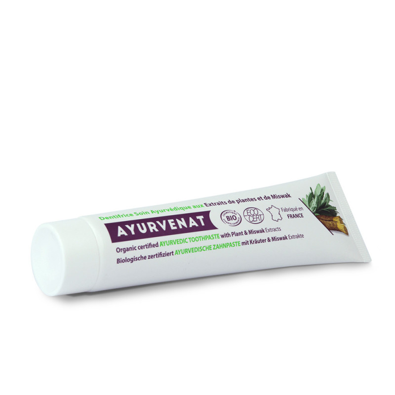 Dentifrice au miswak Bio ayurvedique