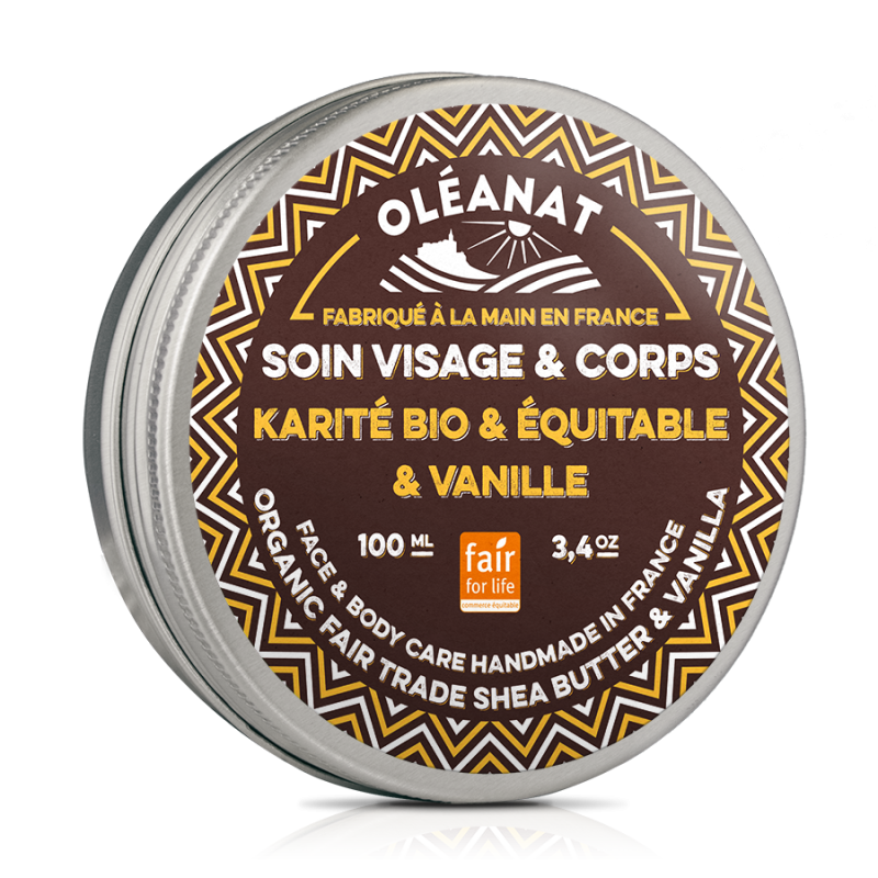 Organic Fair Trade Shea Butter and Vanilla