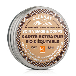 Beurre de karité extra-pur Bio-équitable