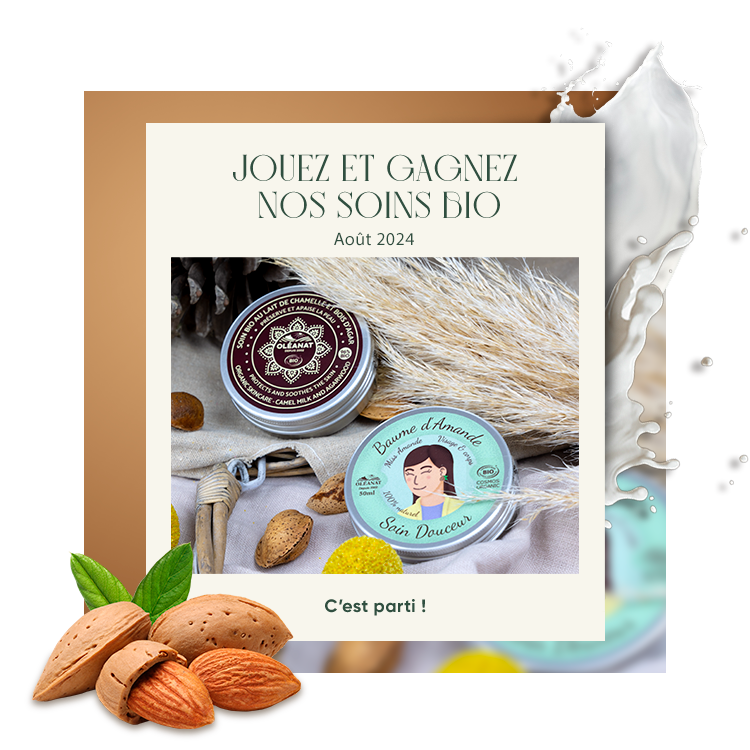 Jouez et gagnez nos soins bio aout 24